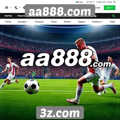 Plataforma aa888.com permite apostas esportivas ao vivo